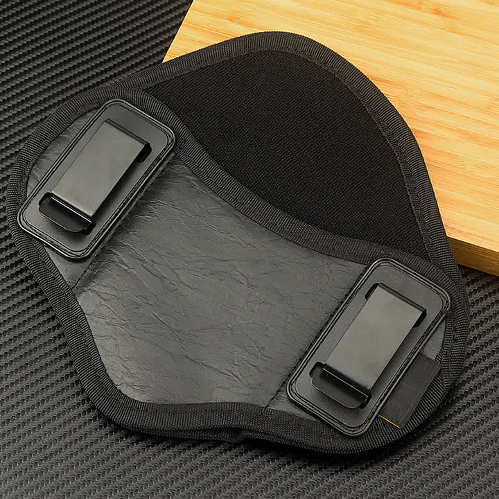 Bolsa de cinturón de cuero con clip para funda táctica para exteriores