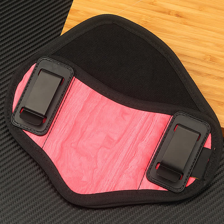 Bolsa de cinturón de cuero con clip para funda táctica para exteriores