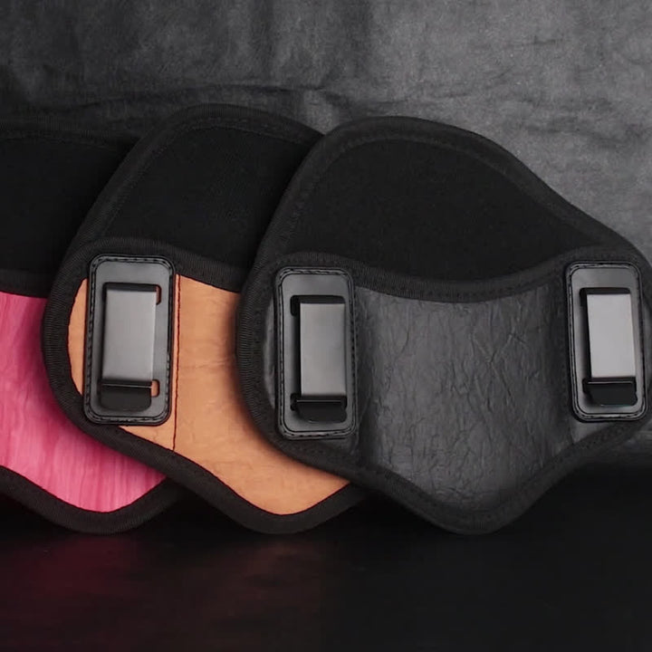 Bolsa de cinturón de cuero con clip para funda táctica para exteriores