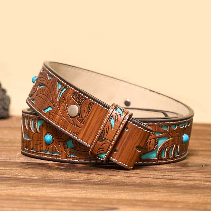 Conjunto de colgante de toro de cuernos largos con hebilla de cuchillo oculto de Western Gadget DIY