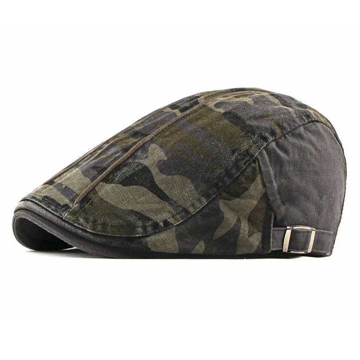 Boina de algodón con estilo camuflaje