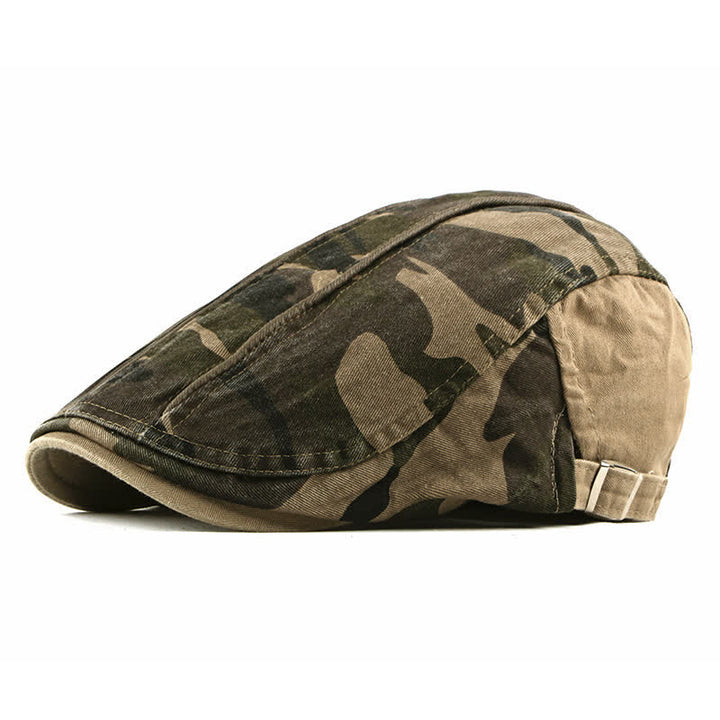 Boina de algodón con estilo camuflaje