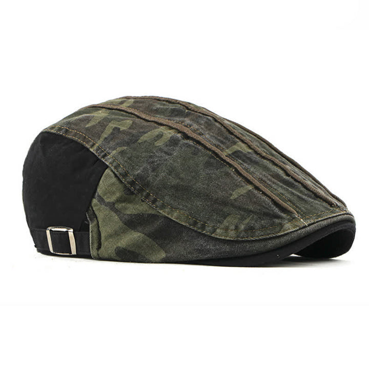Boina de algodón con estilo camuflaje