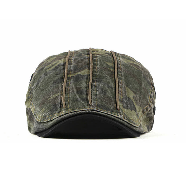 Boina de algodón con estilo camuflaje