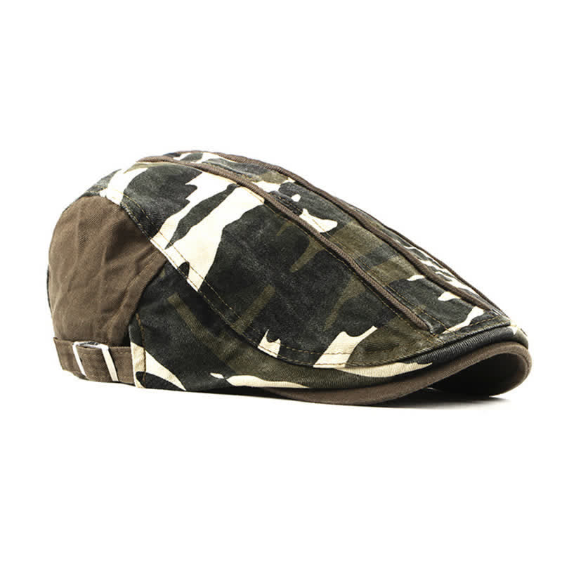 Boina de algodón con estilo camuflaje
