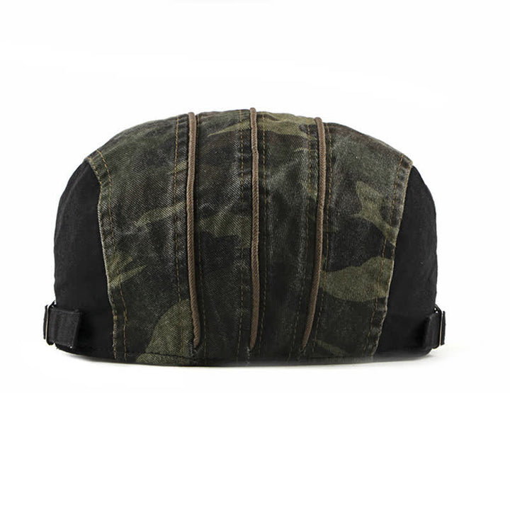 Boina de algodón con estilo camuflaje