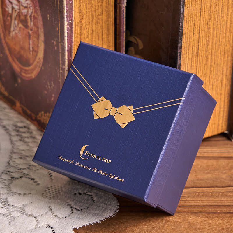 Caja de embalaje para pañuelo de bolsillo y corbata exquisita y multiusos