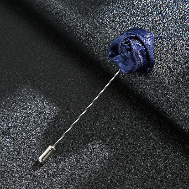 Conjunto de 3 pajaritas con bolsillo y diseño de cachemira azul marino para hombre