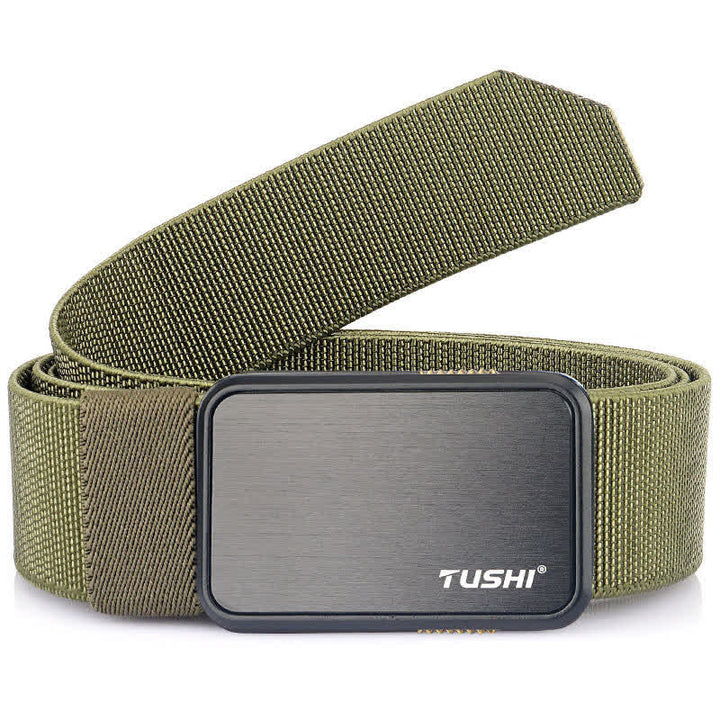 Cinturón táctico con hebilla de liberación rápida para trabajo militar para hombres.
