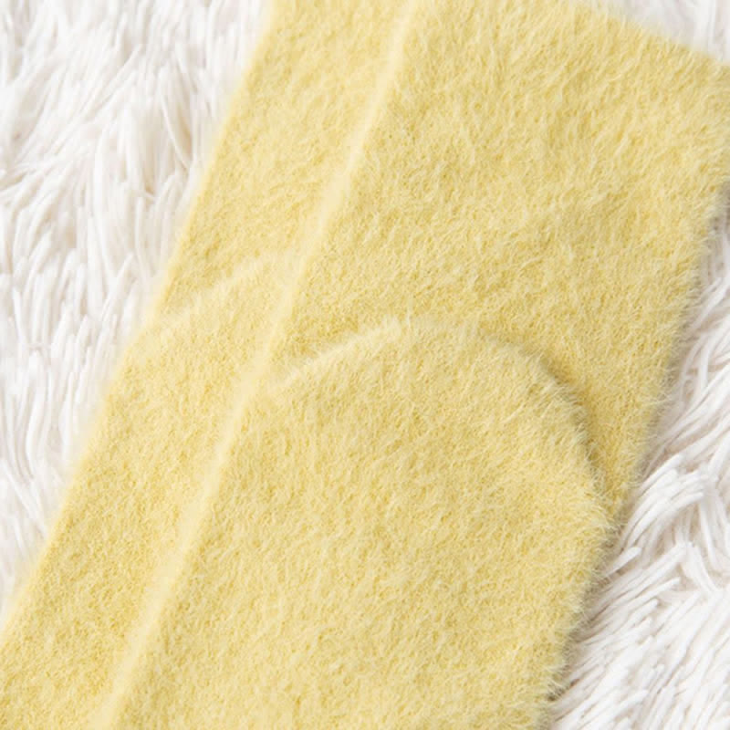 Calcetines de dormir de polar coral con cinco dedos divididos para mujer