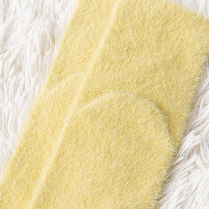 Calcetines de dormir de polar coral con cinco dedos divididos para mujer