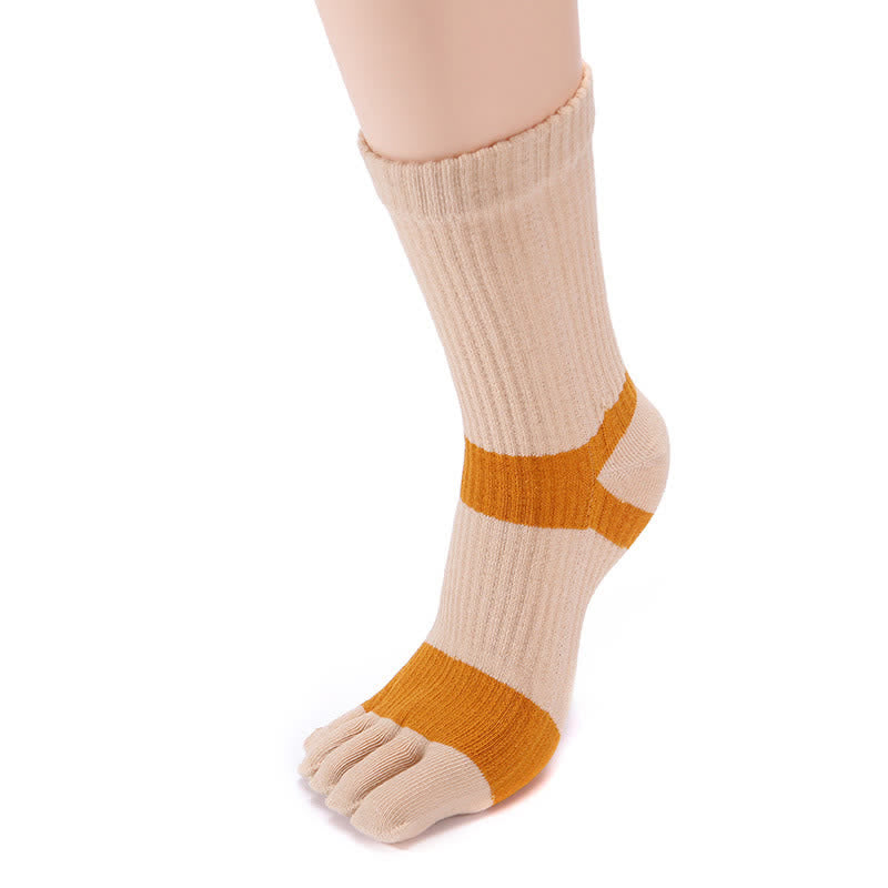 Calcetines de cinco dedos a juego con el color para hombre