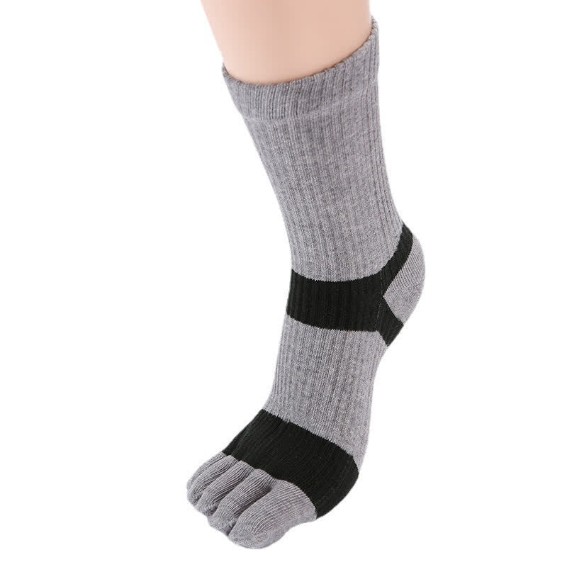 Calcetines de cinco dedos a juego con el color para hombre