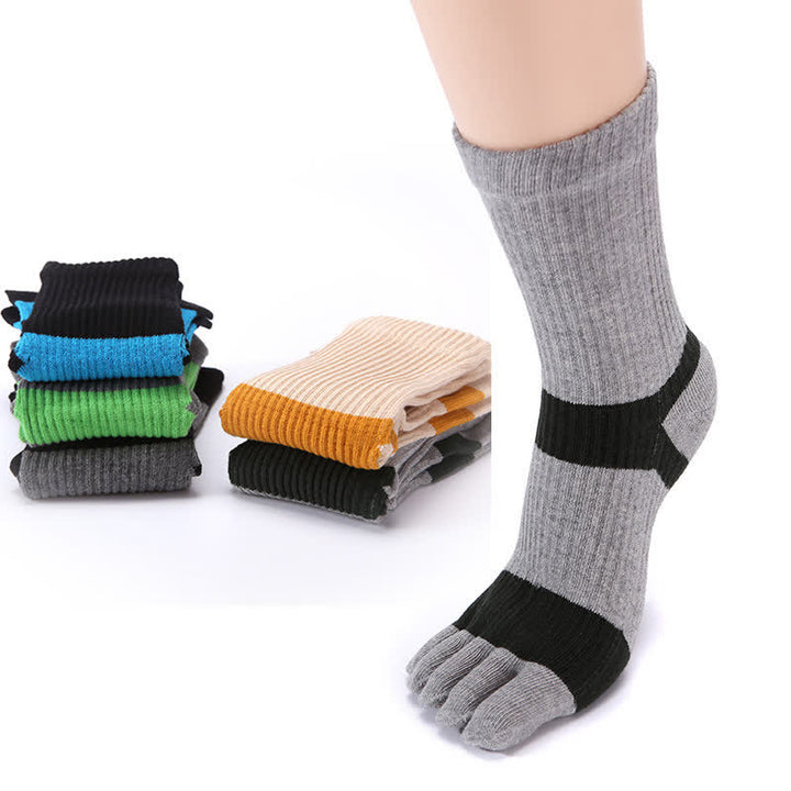 Calcetines de cinco dedos a juego con el color para hombre