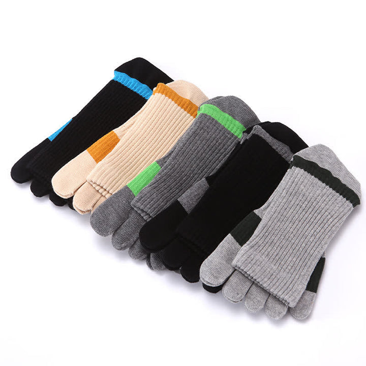 Calcetines de cinco dedos a juego con el color para hombre