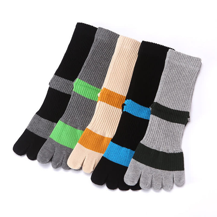 Calcetines de cinco dedos a juego con el color para hombre