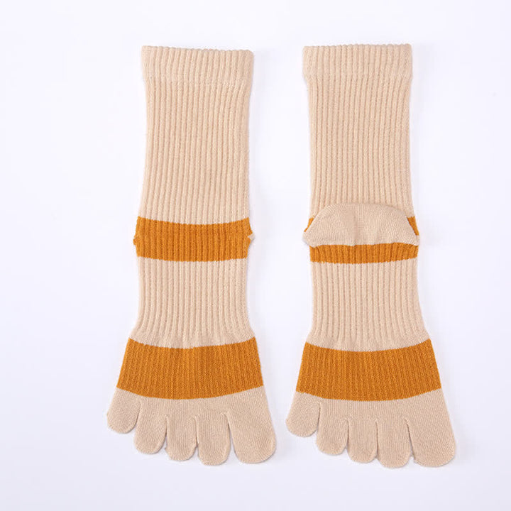 Calcetines de cinco dedos a juego con el color para hombre