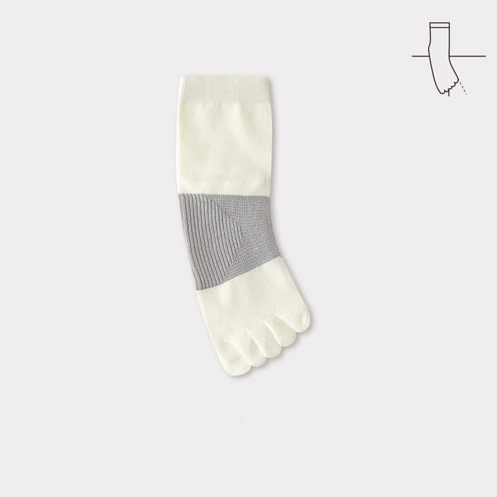 Calcetines de algodón puro con cinco dedos divididos para hombre
