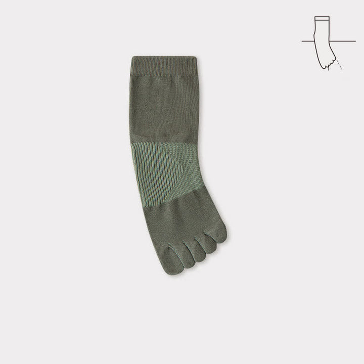Calcetines de algodón puro con cinco dedos divididos para hombre