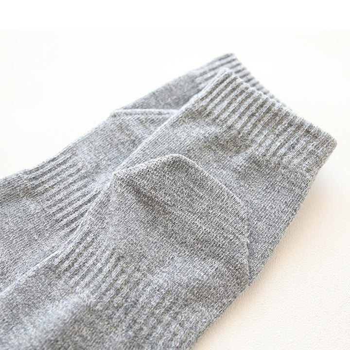 Calcetines tobilleros de algodón de cinco dedos estilo retro para hombre