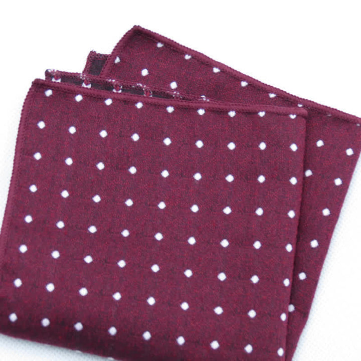 Conjunto de 3 corbatas de lazo elegantes con lunares para hombre