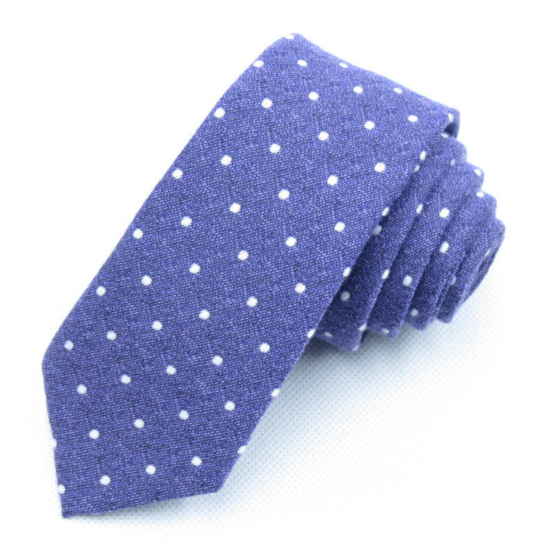 Conjunto de 3 corbatas de lazo elegantes con lunares para hombre - Púrpura - Corbata - image 30
