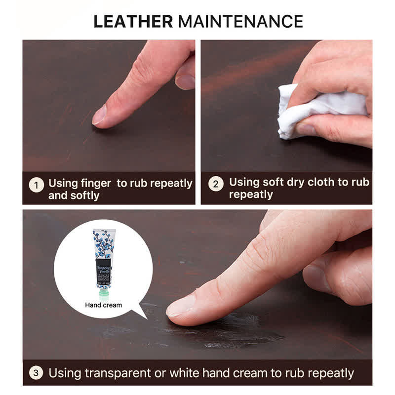 Estuche retro de cuero genuino para corbata Teo