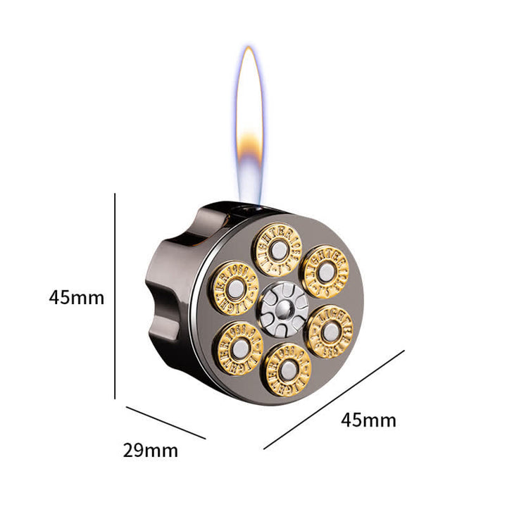 Encendedor de butano recargable con forma de revista Creative Bullet