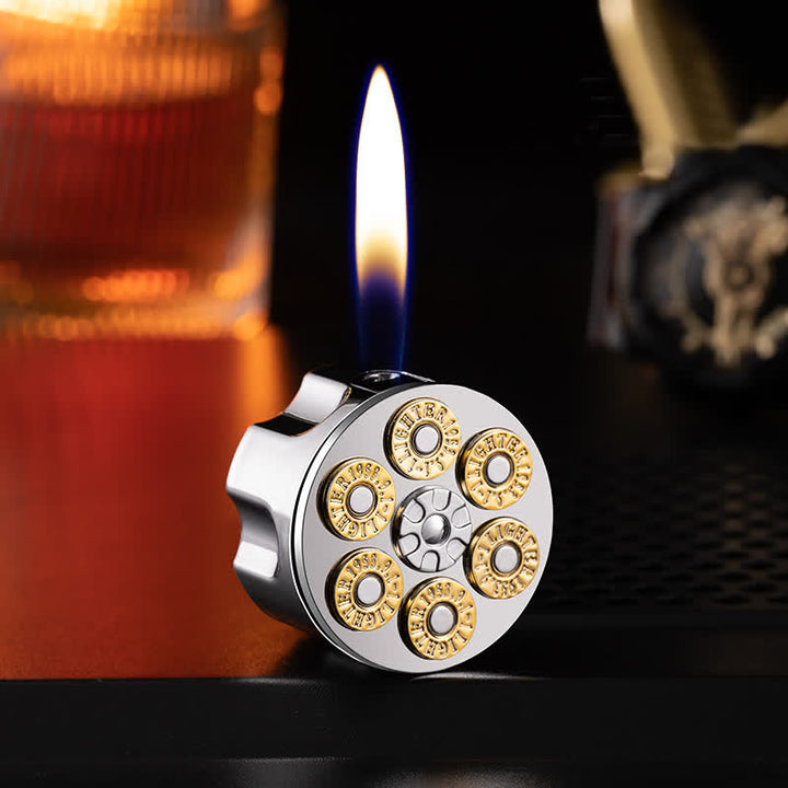 Encendedor de butano recargable con forma de revista Creative Bullet