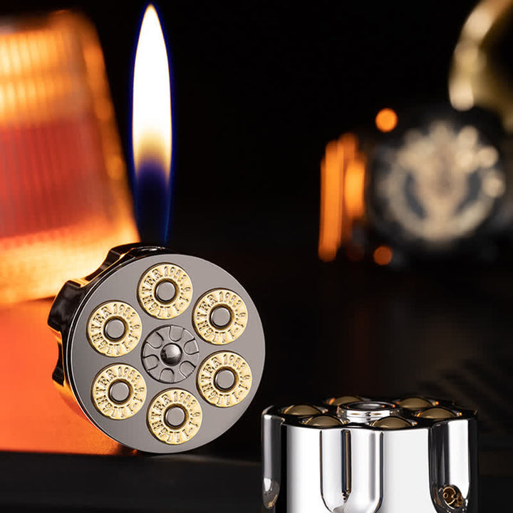 Encendedor de butano recargable con forma de revista Creative Bullet