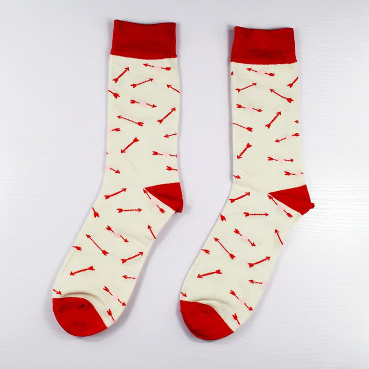 Calcetines de algodón con cuadros para hombre, exclusivos y a la moda