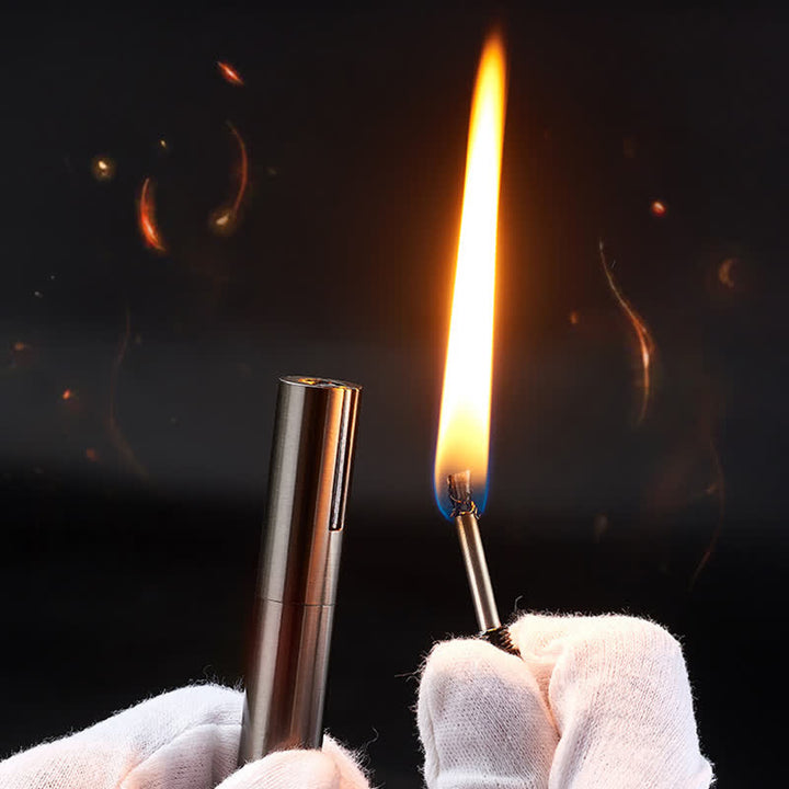 Encendedor de aceite táctico de emergencia con cerillas y cuchillas 3 en 1
