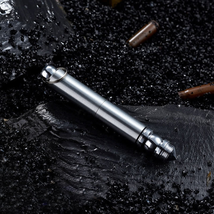 Encendedor de aceite táctico de emergencia con cerillas y cuchillas 3 en 1 - Plata - image 10