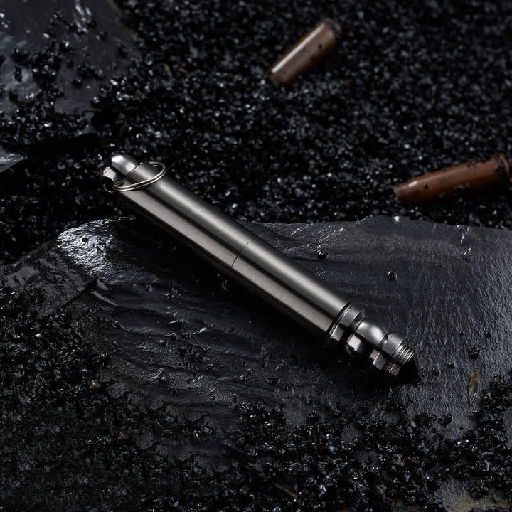 Encendedor de aceite táctico de emergencia con cerillas y cuchillas 3 en 1 - Gris - image 2