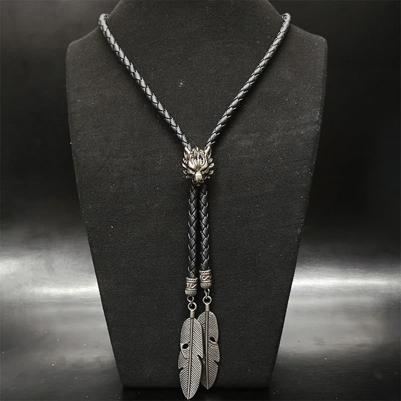 Mini colgante de la serie Animal con forma de pluma y punta de bolo