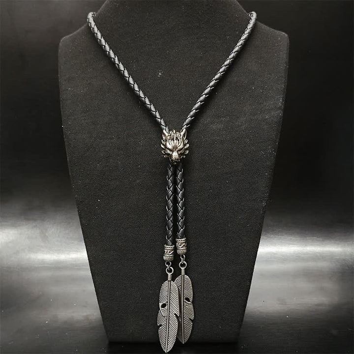Mini colgante de la serie Animal con forma de pluma y punta de bolo