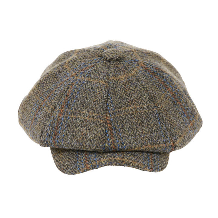 Boina clásica octogonal con diseño de espiga y cuadros de Peaky Blinders