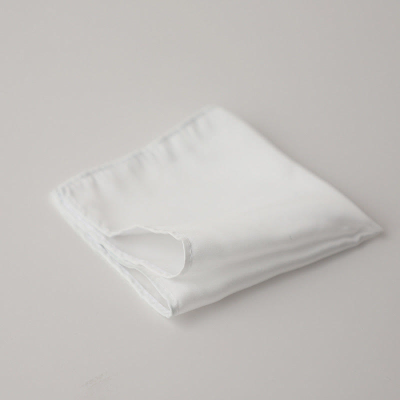 Pañuelo de bolsillo para boda con borde blanco y de color para hombre