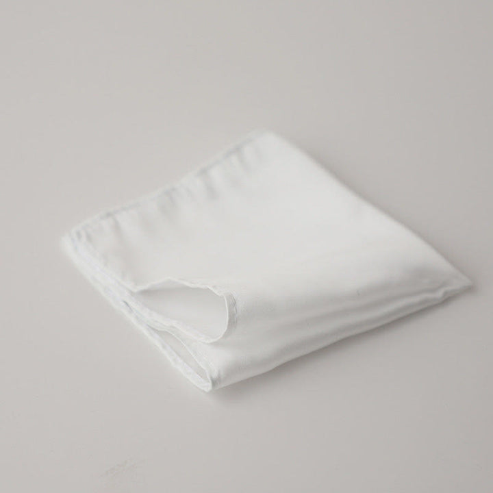 Pañuelo de bolsillo para boda con borde blanco y de color para hombre