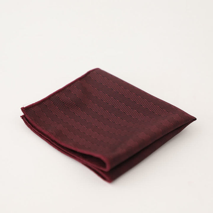 Pañuelo de bolsillo con lunares y rayas para hombre