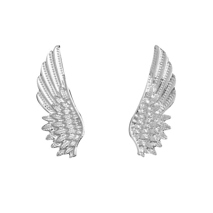 Broche de alas retro, accesorios para camisas en oro y plata
