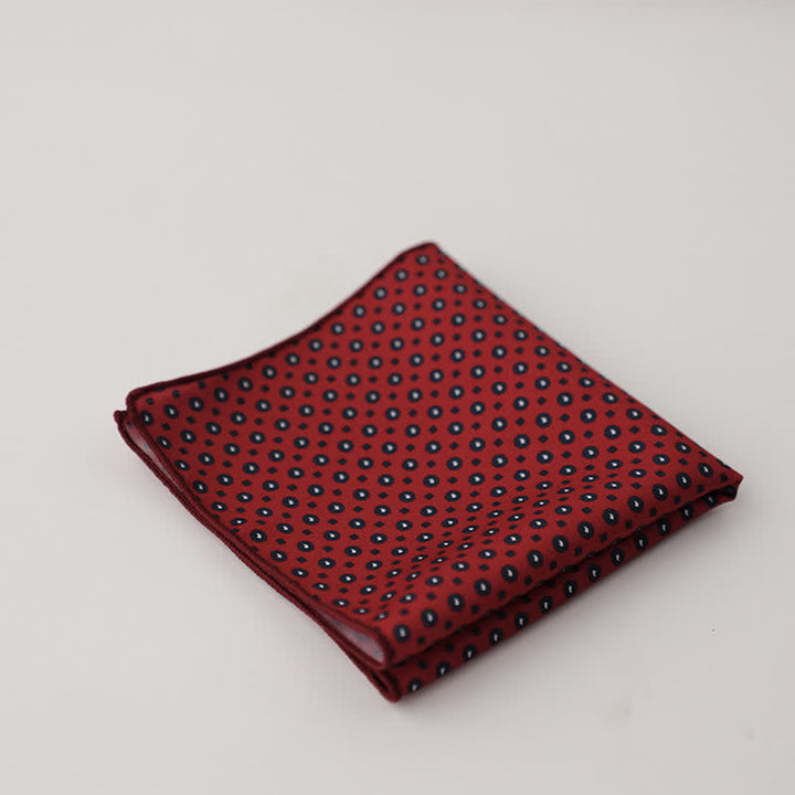 Pañuelo de bolsillo con diseño geométrico abstracto para hombre