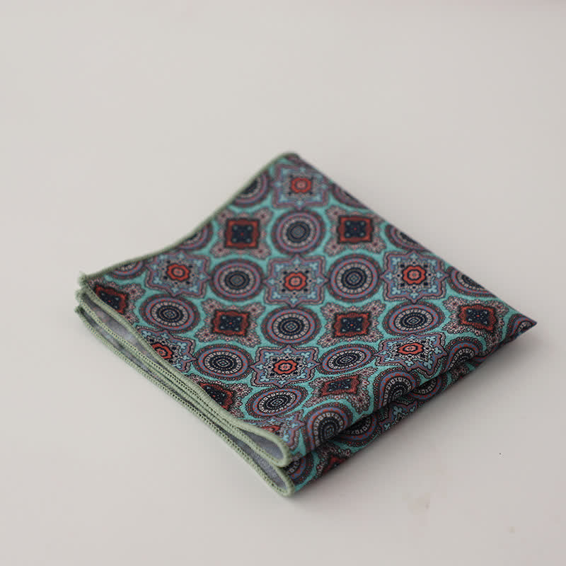 Pañuelo de bolsillo con diseño geométrico abstracto para hombre