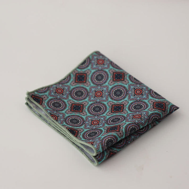 Pañuelo de bolsillo con diseño geométrico abstracto para hombre