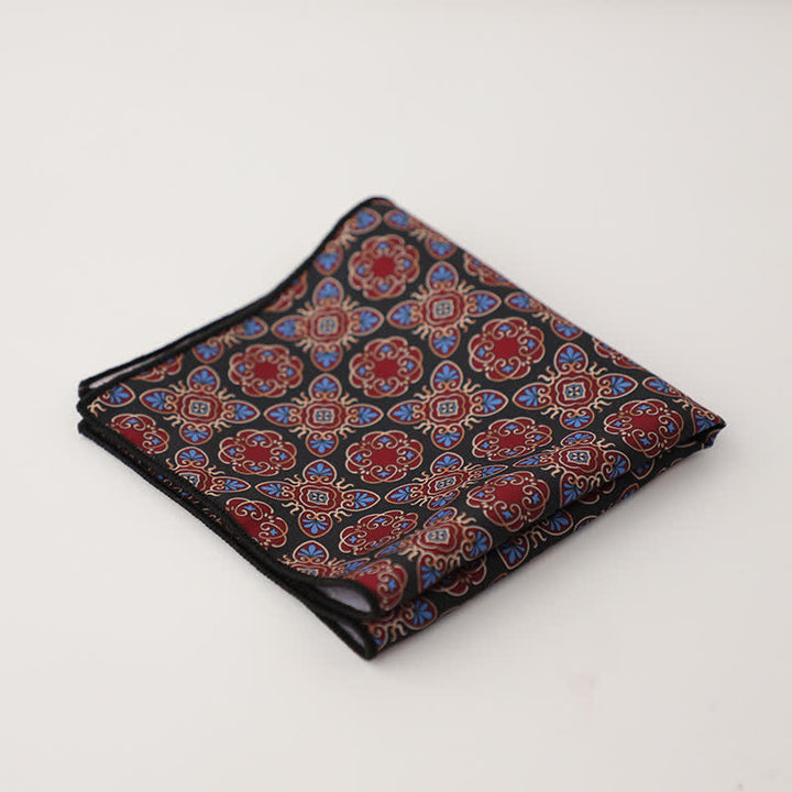 Pañuelo de bolsillo con diseño geométrico abstracto para hombre