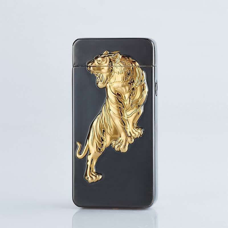 Encendedor electrónico recargable por USB sin llama de doble arco Dragon