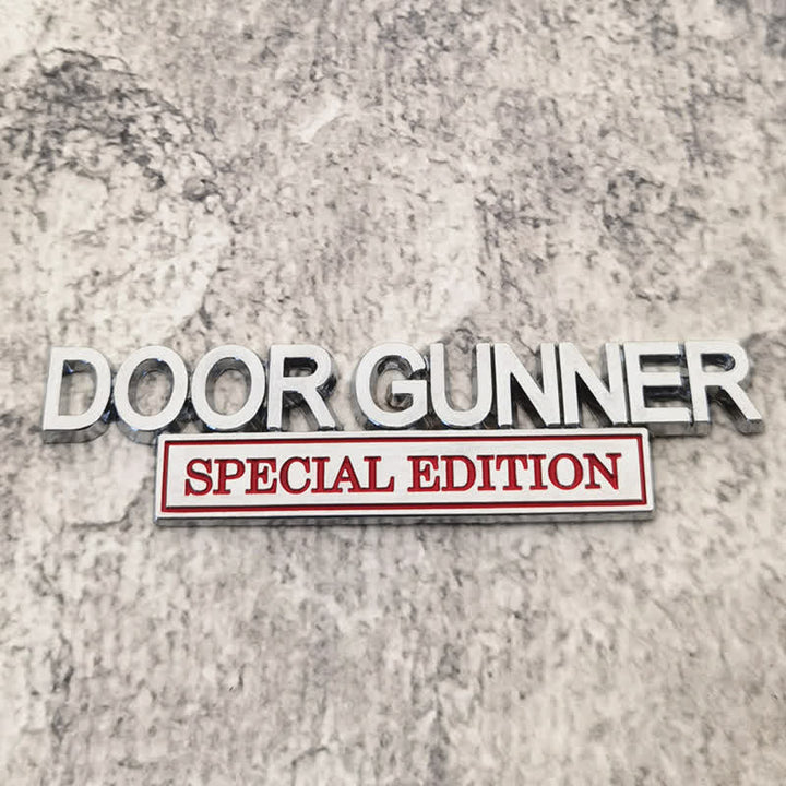 Adhesivo metálico para coche DOOR GUNNER EDICIÓN ESPECIAL
