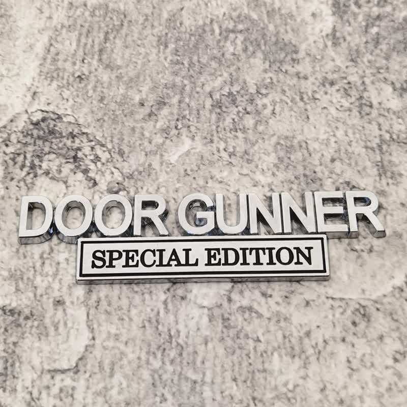 Adhesivo metálico para coche DOOR GUNNER EDICIÓN ESPECIAL