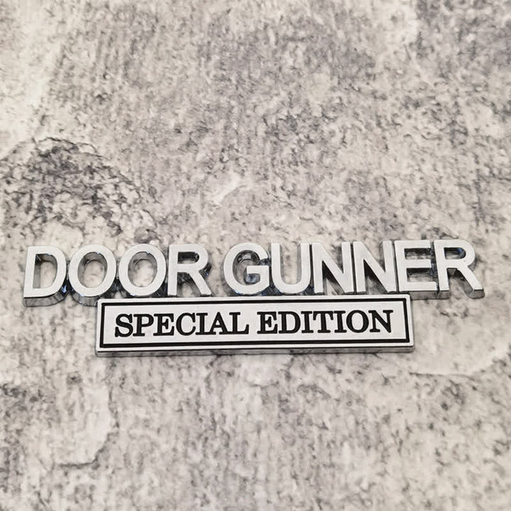 Adhesivo metálico para coche DOOR GUNNER EDICIÓN ESPECIAL