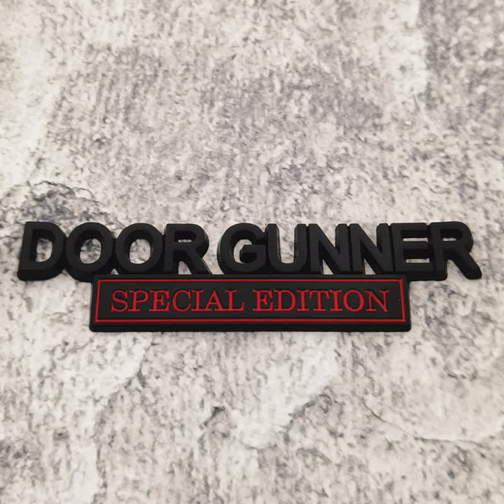 Adhesivo metálico para coche DOOR GUNNER EDICIÓN ESPECIAL